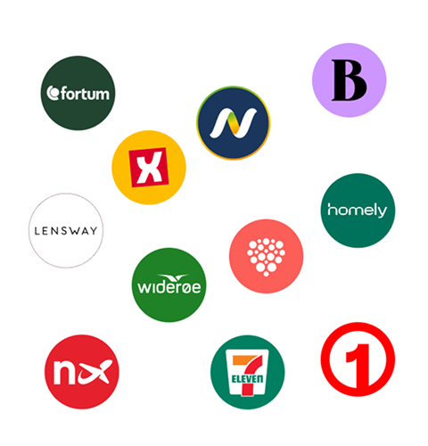 Partner brand logos