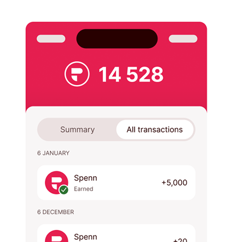 Spenn balance screen